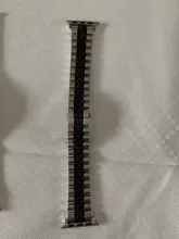 Correa de acero inoxidable para Apple Watch, repuesto de pulsera deportiva para iWatch 6, 5, 4, 3, 40mm, 44mm, 38mm, 42mm