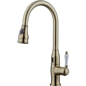 

Kitchen mixer Kaiser Vincent-sensor touch with retractable Lake, bronze bronze (31366-1)