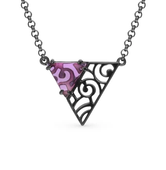 

Silver necklace with sieve sunlight sample 925