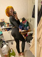 Kliou chándal de moda mujer cuello de tortuga completa top corto sin mangas + leggings juego elástico deportivo fitness trajes Casuales