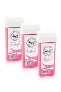 

Pearl Pink cartridge roll on depilatory 3 PCs, filling, waxing depilation, sugar-free wax, hair removal, feather