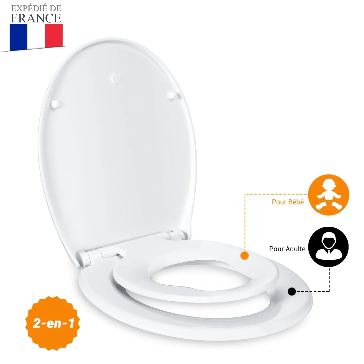 Abattant Wc Avec Frein De Chute - Sièges De Toilette - AliExpress