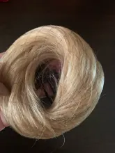 SEGO 23g 100% Real Paquete de cabello humano rizado cabello Scrunchies recogidos moño de rosquilla extensiones de cabello de cola de caballo Remy pelo