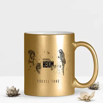 

Personalized Professional Veterinarian Gilded Mug Cup-5