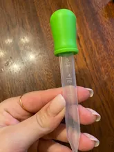 1/5 pieza bebé cuentagotas medicina dispositivo de alimentación de los niños paja de silicona de alimentos líquidos cuentagotas bebé vajilla 5ML