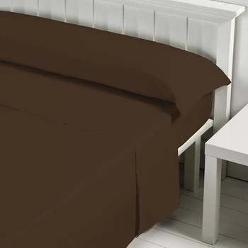 

Barceló Básic plain brown sheet set
