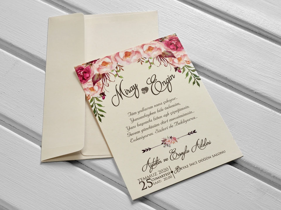 パーソナライズされた結婚式のカード 100個 誕生日 クリスマス イベント 手作りのカード カード 招待状 Aliexpress