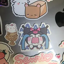 Pegatinas de Anime de dibujos animados, pegatinas de grafiti, diario, equipaje, portátil, PVC, impermeables, 10/30/50/100 Uds.