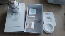 Liberex-cepillo de limpieza Facial sónico, limpiador Facial eléctrico, resistente al agua, suave, masaje de poros profundo, 3 cabezales, 3 modos de carga inalámbrica
