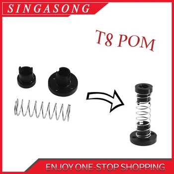 

3D Printer T8 POM Anti Backlash Nuts For Lead 8mm Acme Threaded Rod Eliminate the Gap Spring DIY CNC Accessories