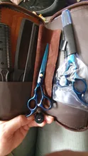 Juego profesional de tijeras para peluquería, accesorios para corte de pelo, para peluquero de alta calidad de salón, opción multicolor de 6 pulgadas