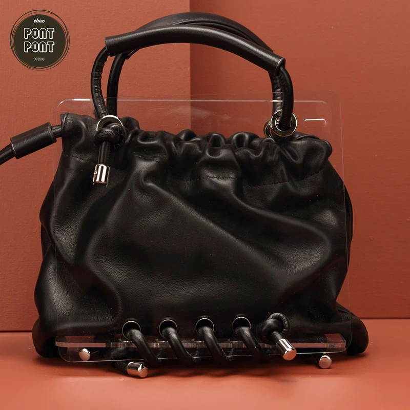Echt Leer Duidelijk Schoudertas Crossbody Handtas Voor Vrouwen Fashion Designer Grote Handtas Tote Bag Sac A Main Femme Bolsas Echt Leer Duidelijk Schoudertas Crossbody Handtas Voor Vrouwen Fashion Designer Grote Handtas Tote Bag Sac A Main Femme Bolsas