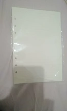 Papel de relleno de cuaderno en espiral A5/A6, para Filofax, Diario, planificador, páginas interiores de repuesto, accesorios de oficina, carpeta, papel de libro