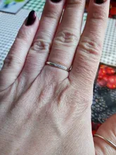 INZATT-Anillo redondo minimalista de plata de ley 925 con circón, accesorios sencillos, joyería fina bonita, 2019