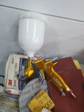 GTI pro lite-pistola de pintura dorada TE20/T110, boquilla de 1,3mm, pistola de aire a base de agua para pintura de coche