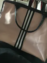 Bolso grande de viaje para mujer, bolsa de Fitness a rayas Yaga, ligera, plegable, para exteriores, XA37WB, 2021