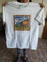 Graphic Tee T-Shirt Tapes Peaches Hipsters Grunge-Style Vintage Fashion Unisex Records