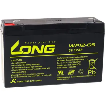 

KungLong replacement battery for child car electric vehicle 6V 12Ah (Replace also 10Ah)