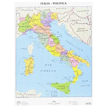 

Cf10cartina A4 Italy Pol./Physical