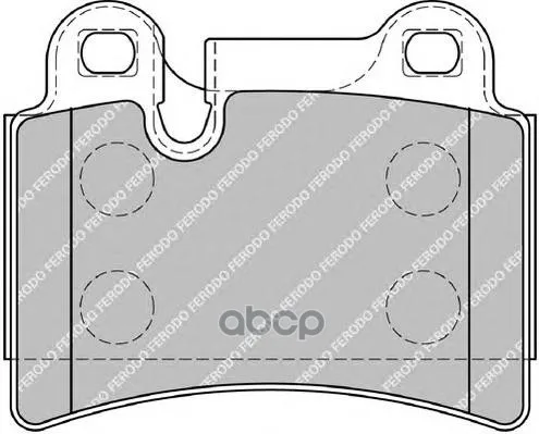 Колодки Тормозные Дисковые Vw Touareg 3.2/3.6/3.0tdi V6 06 Ferodo арт. FDB1878