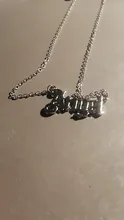 Collar de Ángel para mujer y niña, colgante de fuente antigua inglesa, gargantilla de cadena con letras, joyería de aleación con estilo