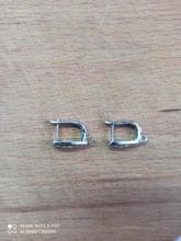 Ganchos de cierre de pendientes para mujer, accesorios de joyería hechos a mano, diseño de moda, ganchos para pendientes hueca