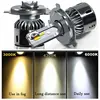 Lámpara de Faro de coche, 3 colores, regulable, H1, H3, H4, H7, H8, H11, 9005, 9006, LED, 3000K, 4300K, 6000K, Bombilla tricolor, 10000LM ► Foto 2/6