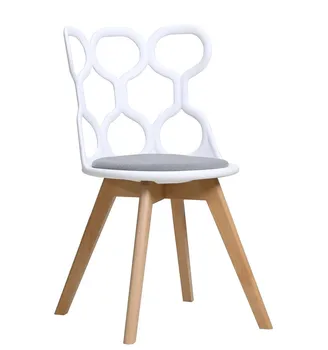 

Chair XERRY Wood polypropylene white, gray cushion