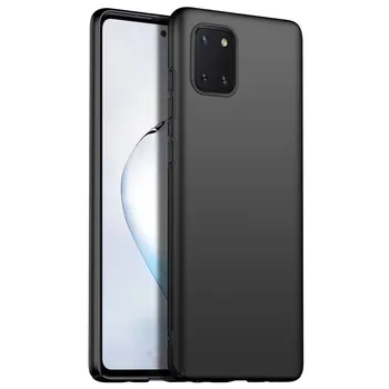

Stand case for Samsung Note 10 Lite Black Silicone