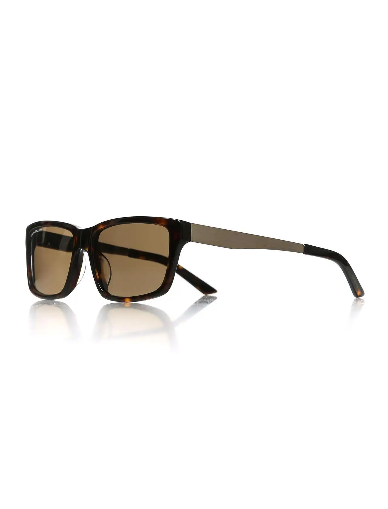 

Unisex sunglasses blu bms06 01 56 bone Brown organic square square 56-17-135 tiny