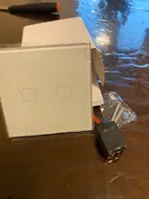 Glass-Switch-Panel Controler Touch-Switch Fire-Line Minitiger Smart Home 3-Gang Single