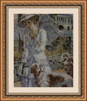 

CROSS STITCH KIT PANDATHREAD GREAT PAINTERS 32480