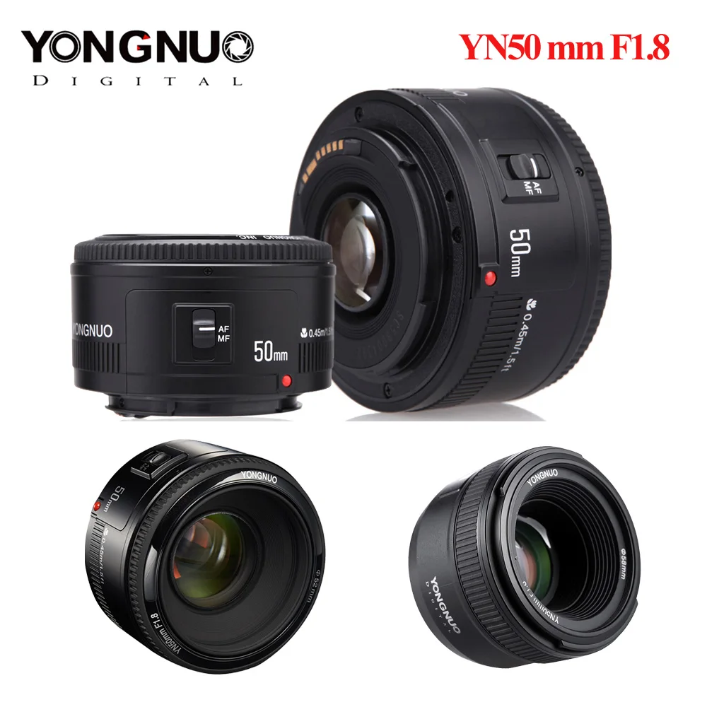 Оригинальный объектив YONGNUO YN50 мм F1.8 yn535 F2.0 для камеры Canon EF|lens for canon|yongnuo lenscamera lens |