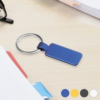 

Rectangular Rubber Keyring 144318