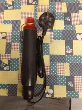 Pistola de calor de 230V, herramienta eléctrica de aire caliente de 300W, pistola de temperatura con soporte de asiento de plástico retráctil