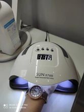 Lámpara de uñas LED UV de 120W, secador de uñas de secado rápido, para manicura y pedicura, Salón Profesional de manicura, 57 LED