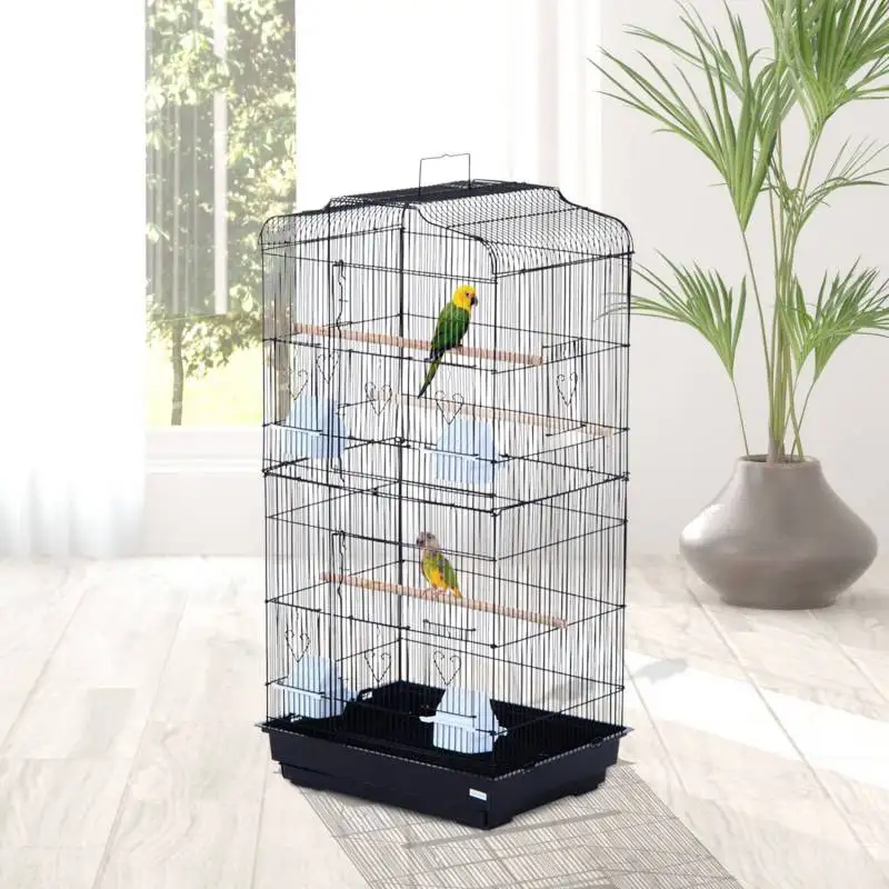 Клетка для птиц скворечник для птиц стальная 47,5x36x91 см