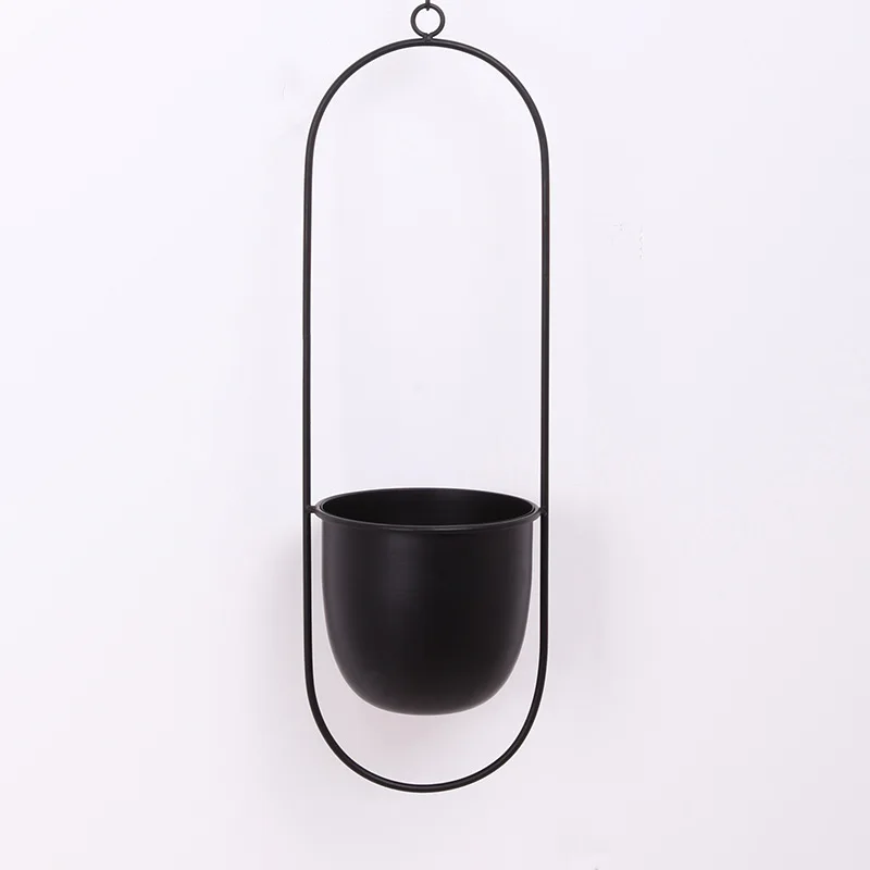 Metal Hanging FlowerPot Plant Hanger Chain Iron Aerial FlowerPot Plant Basket Holder Swinging Flower Pot Home Balcony Decoration