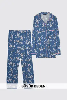 

Trendyol Flower Printed Knitted Pajamas Set THMAW21PT0439