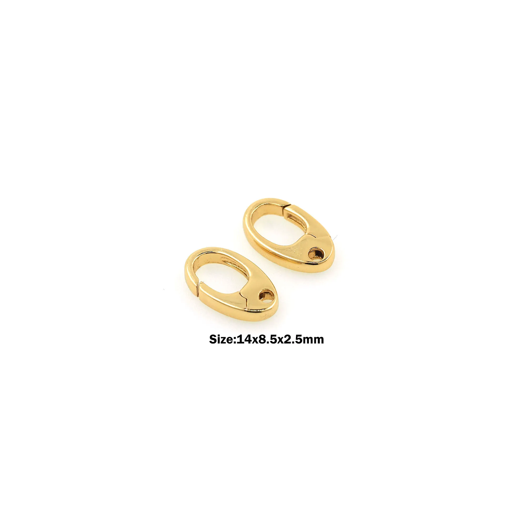 

Necklace Bracelet Chain Connector Lobster Clasp with Closing Jump Ring for DIY Jewelry Making Supplies Accessories Gold Filled