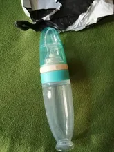 Imebaby bebé recién nacido de silicona de arroz botella de goma alimentación de bebé cuchara cuentagotas de silicona botella de alimentación cuchara botella