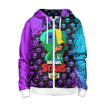 

Children's sweatshirt 3D with zipper Brawl Stars
