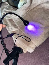 Nail-Dryer Switch Medical-Product-Detector Led-Desk-Light Uv-Lamp Cash Bright Adjustable
