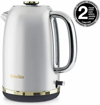 

Breville VKT147X-electric water kettle, 1.7 L (8 cups), quick Boiling of 2.4 Kw, Mostra collection, silver Color