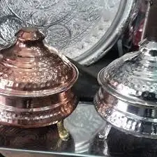 copper sugar bowl sugar jar