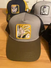 Gorra de malla con estampado de DRAGON BALL para hombre y mujer, gorro de malla con estampado de DRAGON BALL NARUTO, Snapback, Gorra de béisbol de algodón Hip Hop, unisex