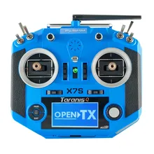FrSky Taranis Q X7S радио ж/Модернизированный M7 Датчик Холла Gimbals(синий или углеродное волокно