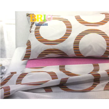 

Bassetti Wheels blue Brio sheets set