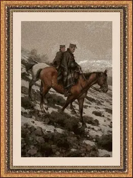 

CROSS STITCH KIT PANDATHREAD MILITARY AND BELLICOS 32922