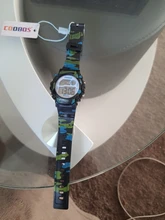 Reloj Digital impermeable para niños y niñas, cronógrafo con luz LED colorida, con indicador de fecha y semana, Camuflaje Azul marino, 2020